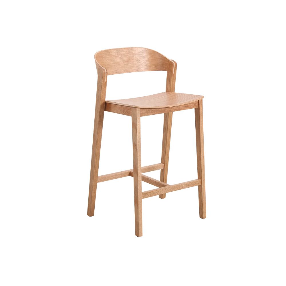 67cm Moooi Timber Barstool - Simplife